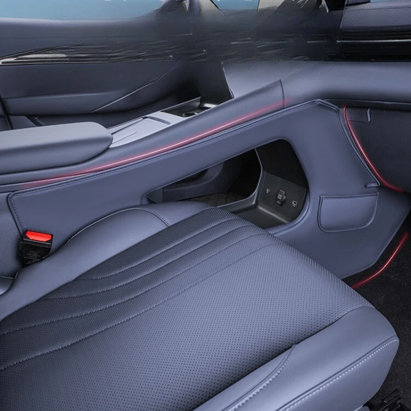 

Для Geely Galaxy E5 2025, боковая накладка на центральную консоль, кожаная защита от царапин, панель управления, защитный коврик, аксессуары