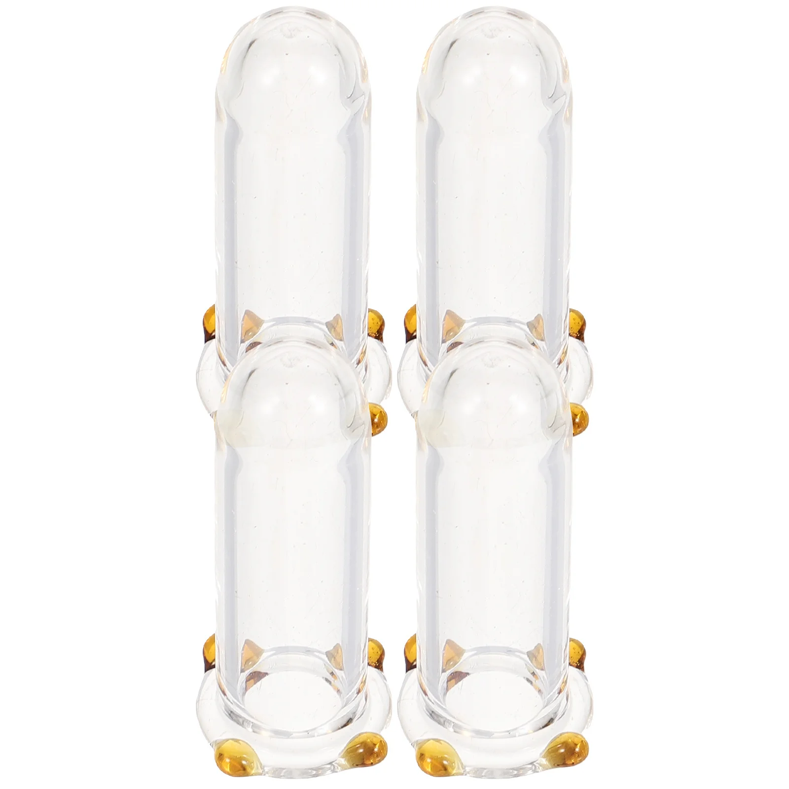 

4Pcs Clear Straw Caps Dustproof Glass Protector Reusable Straw Covers Suitable for All Drinking Straws