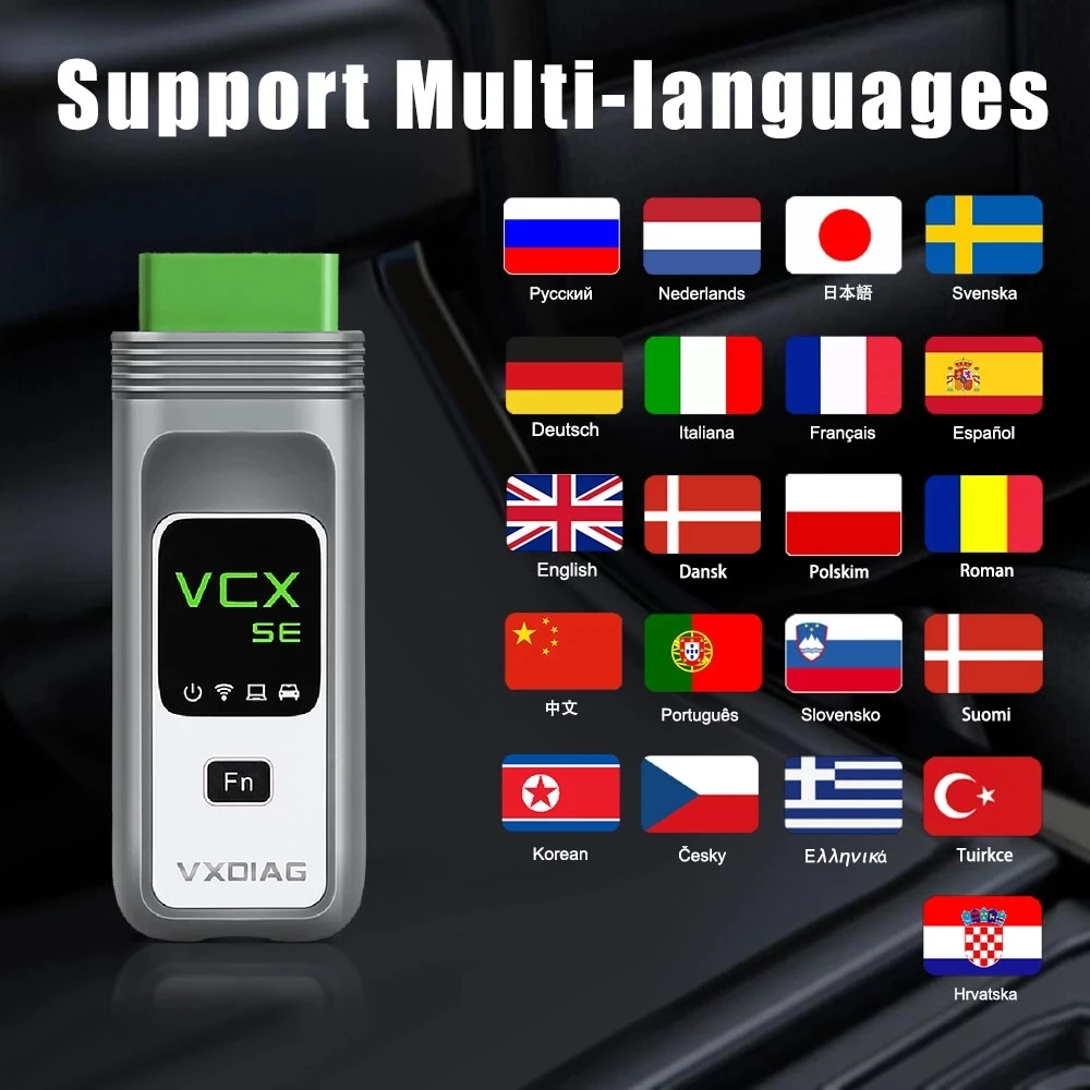 2023 VXDIAG VCX SE VX108 For V-W 6154A ECU Coding J2534 Programming OBD2 Scanner Full System Diagnostic Tools Coding Free Update