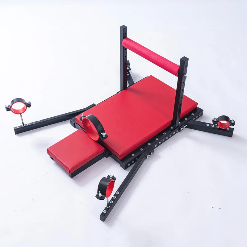 SM Crab Shape Split Leg Chair Bed Couch Sex Machine Bondage Set Restraint Spreader Handcuffs Sex Toys for Couples Adults Women