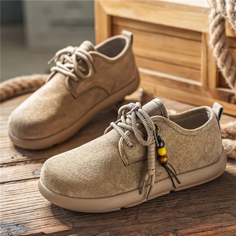 

Новые замшевые мужские модные кроссовки на шнуровке, мужские повседневные кроссовки на плоской подошве, удобная легкая обувь для отдыха для мужчин, zapatillas informales