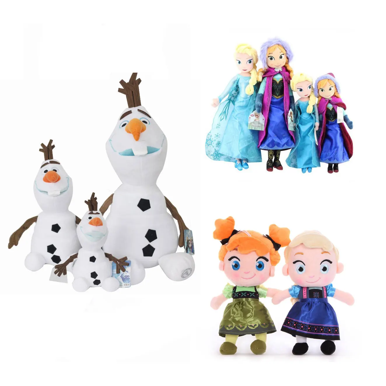 

Disney Frozen Olaf Plush Doll Elsa Anna Princess 40CM 50CM Stuffed Plushie Kids Pillow Birthday Toy