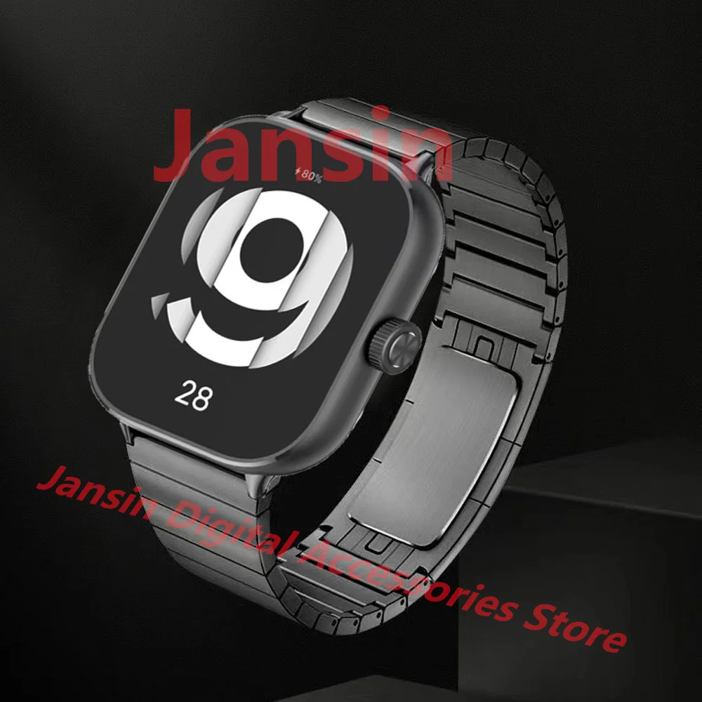 

Ремешок из нержавеющей стали для Redmi Watch 5 4, металлический браслет Correa Business для Xiaomi Mi Band 8/9pro, сменный браслет