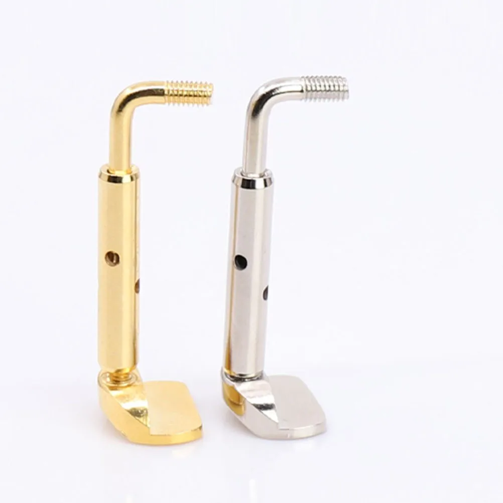 

2Pcs Zinc Alloy Violin Chinrest Screws Smooth Polishing Antique Violin Parts Accessories