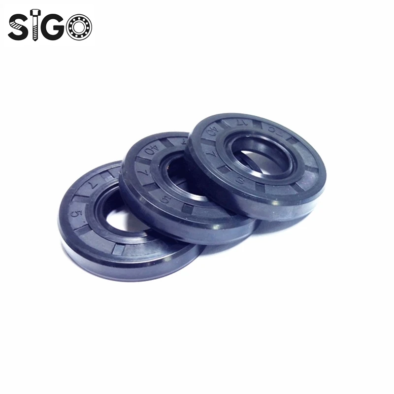 NBR Shaft Oil Seal TC-8*12*13*14*15*16*18*19*20*22*23*25*26*28*30*34*3/4/5/6/7/8/9 Nitrile Covered Double Lip With Garter Spring