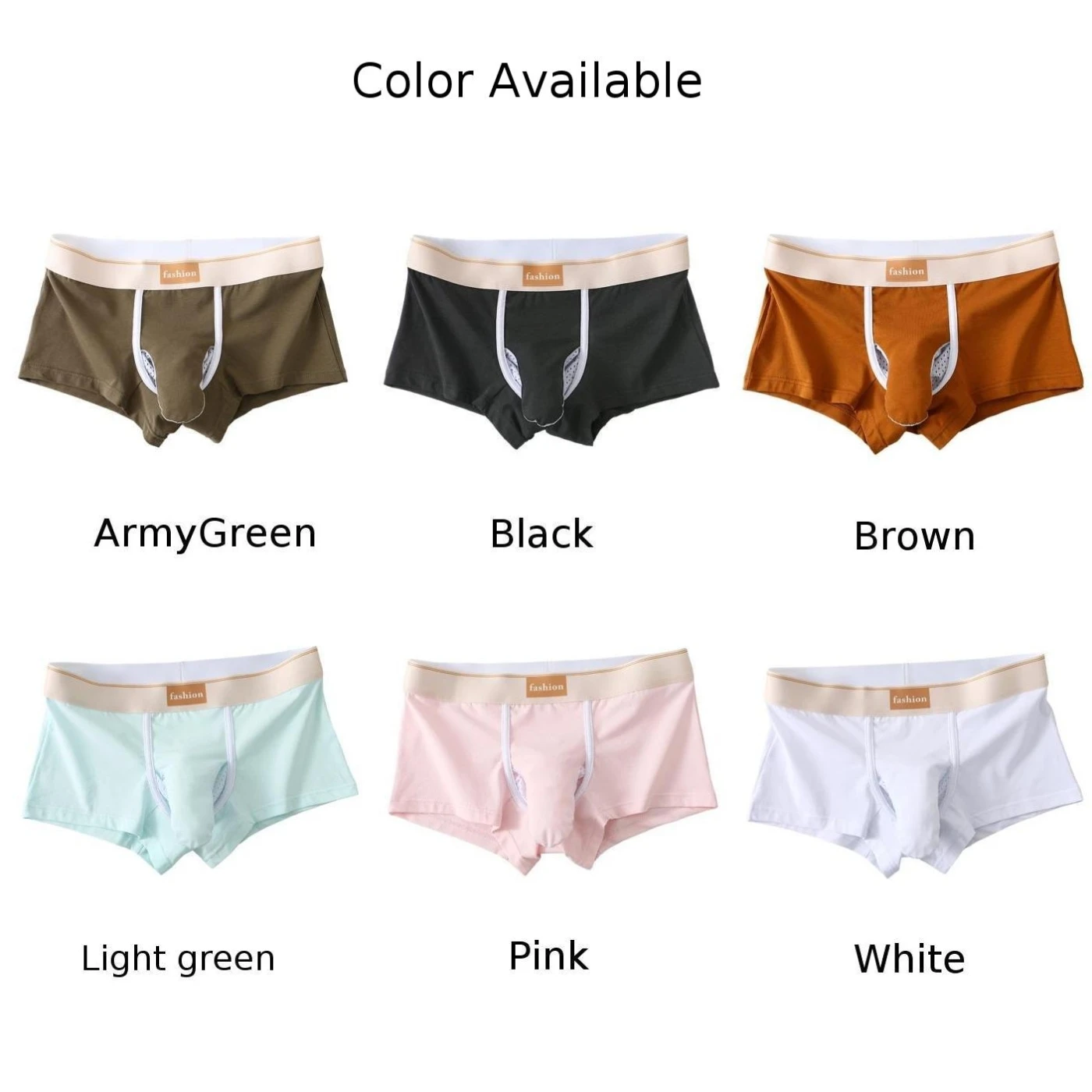 New Mens Letter Printed Seamless Elastic Middle Waist Briefs Shorts Panties Underwear Bulge Pouch Underpants Men\'s