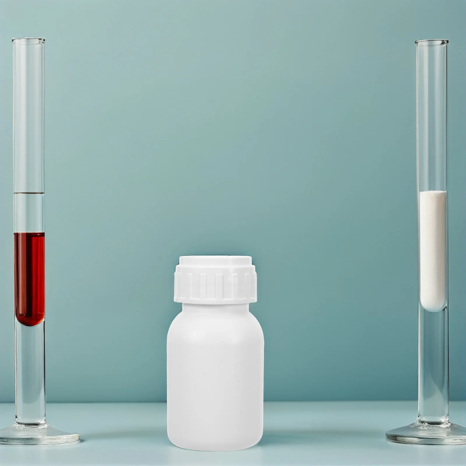 12pcs Thick Wall Fluorinated Reagent Bottle 50Ml Hdpe Chemical Resistant Lab Container Leakproof Screw Cap For Solvent Storage