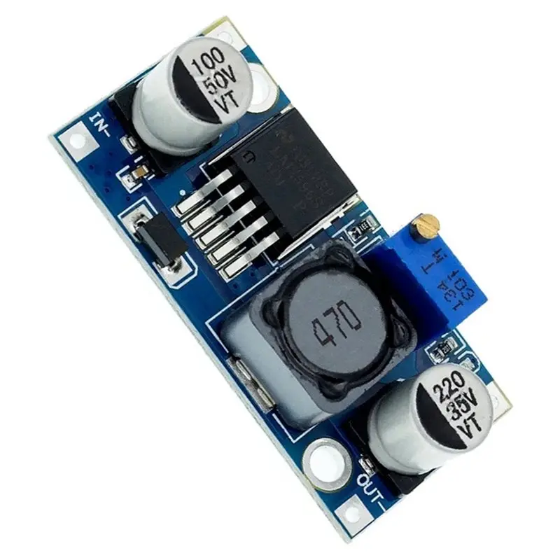 AA81-LM2596 DC-DC Step-Down Power Supply Module 3A Adjustable 100PCS 5V Power Supply Module