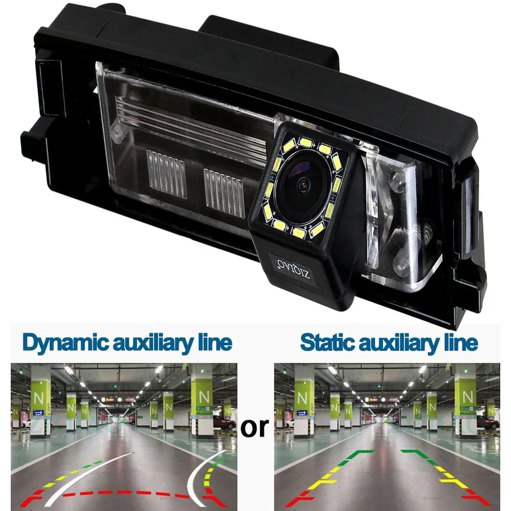 ZIQIAO for Toyota RAV4 2001-2012 Vanguard XA30 2007-2012 Yaris XP90 Hatchback MK2 Americas 2005-2011 HD Rear View Camera HS057