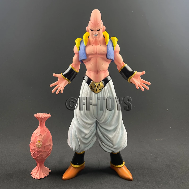 Anime Dragon Ball Z Buutenks Figura Majin Buu Figura Super Buu Gotenks Ação Figuras de Ação 27 cm Modelo de estátua Toys Gifts
