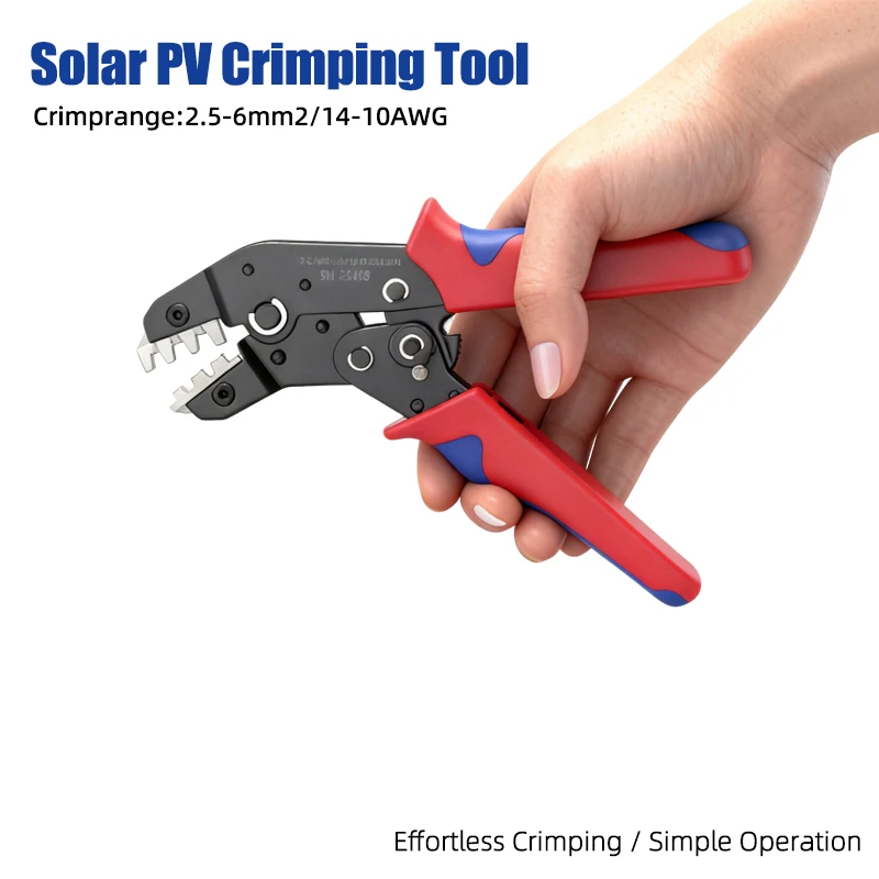 Solar Photovoltaic Tool Kit, Suitable for 2.5/4/6mm² Wires, Equipped with Wire Stripper, Solar Wrench and Solar Connector Set image 3