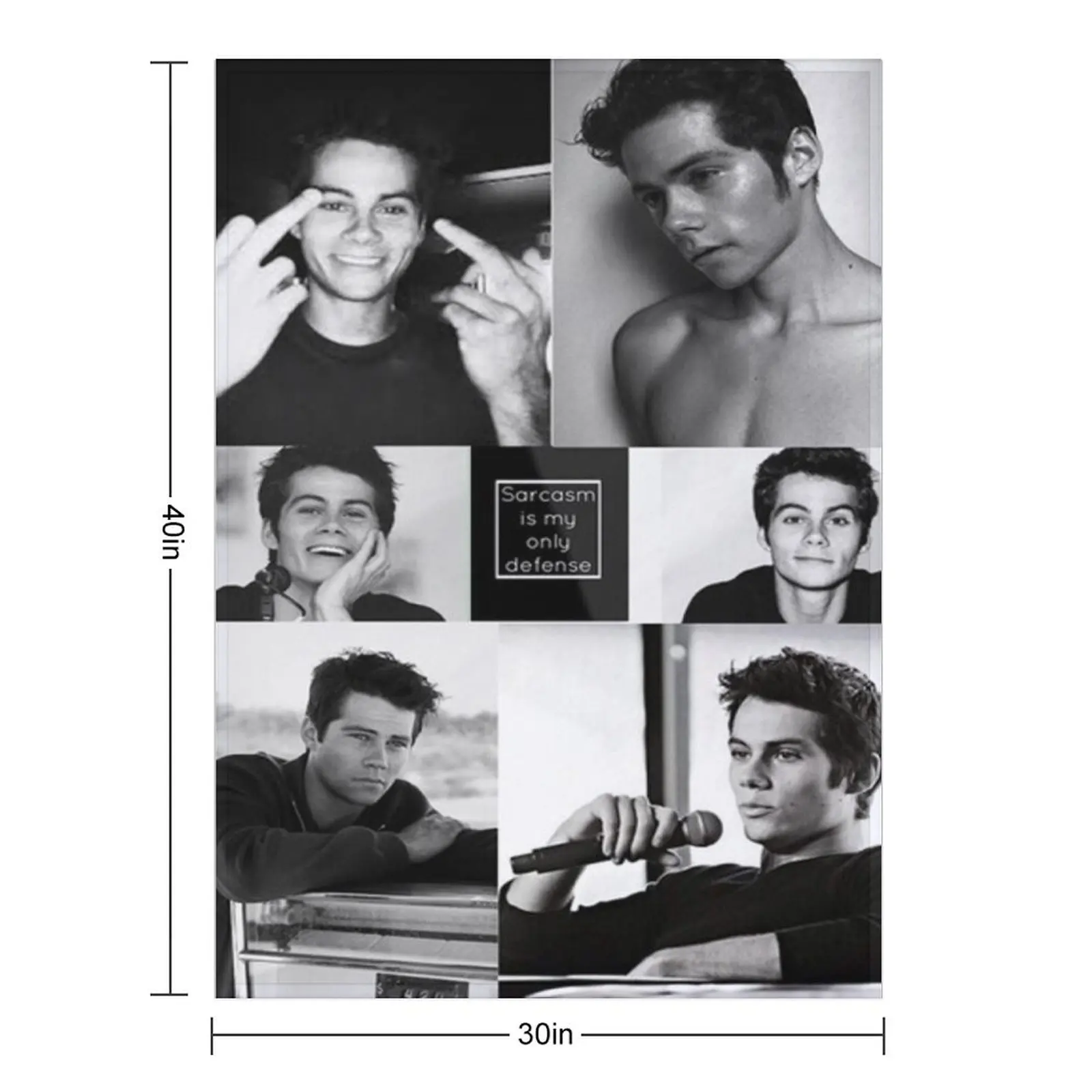 ديلان أوبراين رمي بطانية الفانيلا النسيج القطبية الشتاء أسرة بطانيات أريكة عملاقة #2