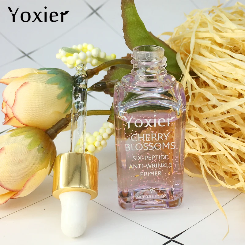 Cherry Blossoms Before Makeup Primer Serum Moisturizing Locking Water Obedience Nourishes Hyaluronic Acid Makeup Skin Care 15ml