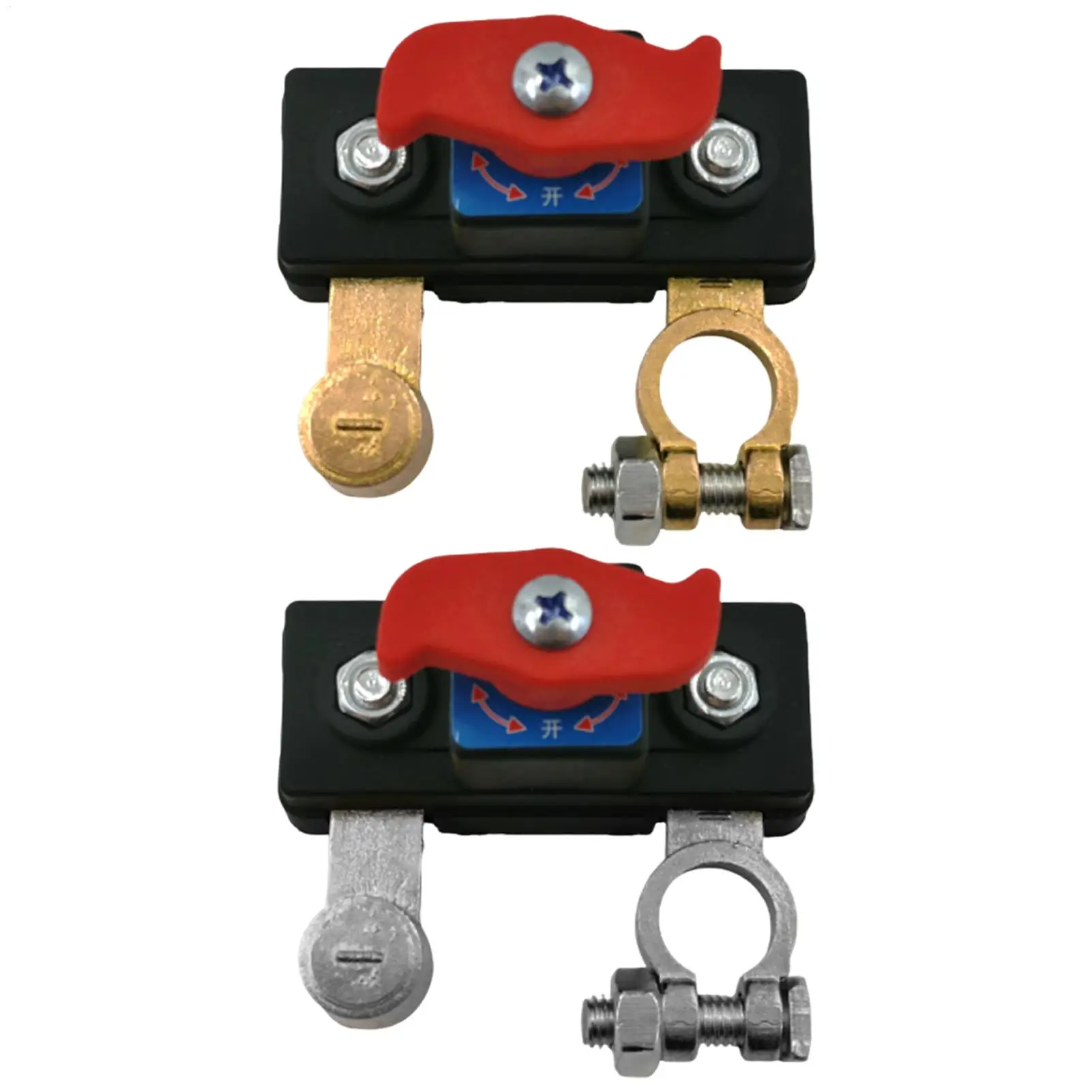 1pc Battery Disconnect Switches 12V/24V Car Battery Isolator Cut Off Switches For Trucks RV & Marine Anti-Leakage Power Shut Off