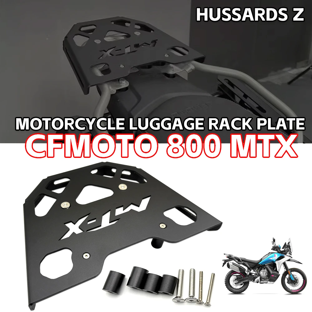 

Motorcycle Rear Rack Tail Rack Travel Camping Luggage Multi Function Expansion Panel Trunk Rack Annex For CFMOTO 800MTX 800 MT-X