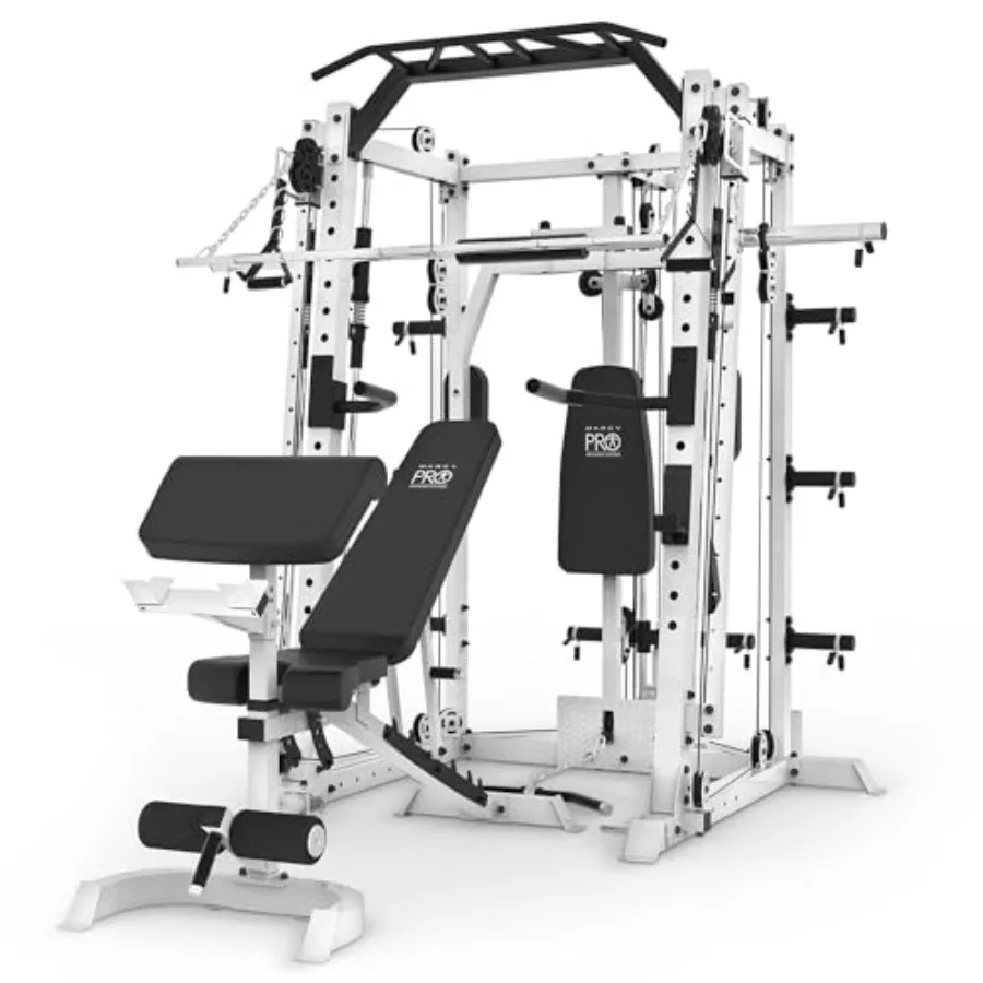 

Многофункциональная стальная тренировочная станция Smith Machine Cage System для домашнего спортзала, черная, с возможностью индивидуальной настройки