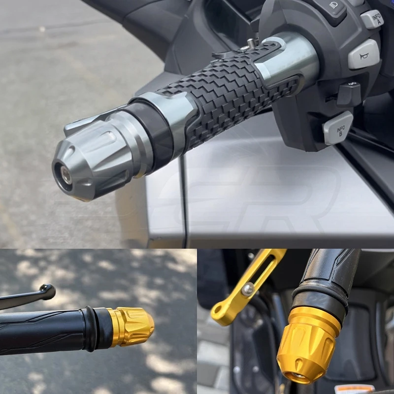 Motorcycle Modification Aluminum Alloy Handlebar Plug Electric Scooter Handlebar Stem Plug Balance Block Terminal - view 3
