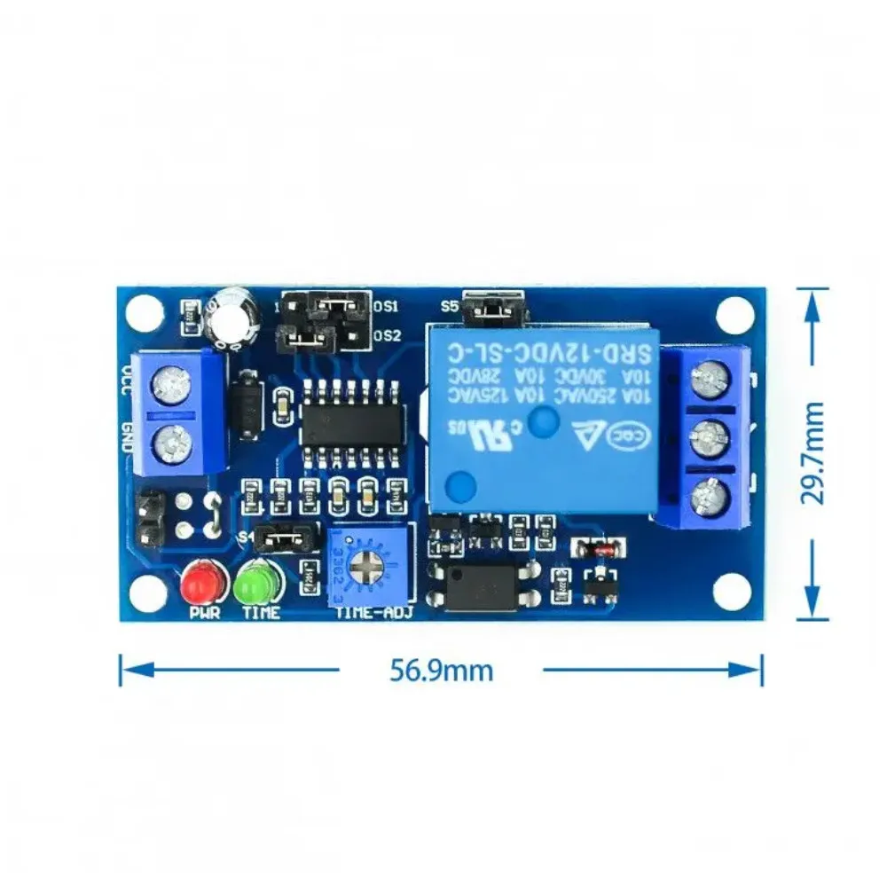 High Quality Delay Relay Delay Turn On / Delay Turn Off Switch Module with Timer DC 12V