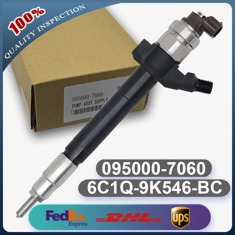 

095000-7060 6C1Q-9K546-BC(BB) DCRI107060 Common Rail Fuel Injector Assembly for Ford Transit 2.2 TDCi PUMA l4 Engine