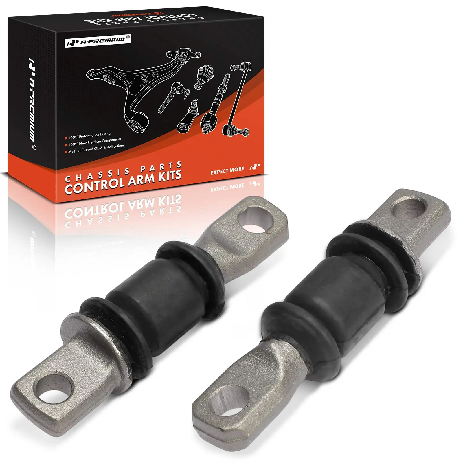 A-Premium 2x Front Lower Forward Side Control Arm Bushing for Hyundai Santa Fe 2001-2006