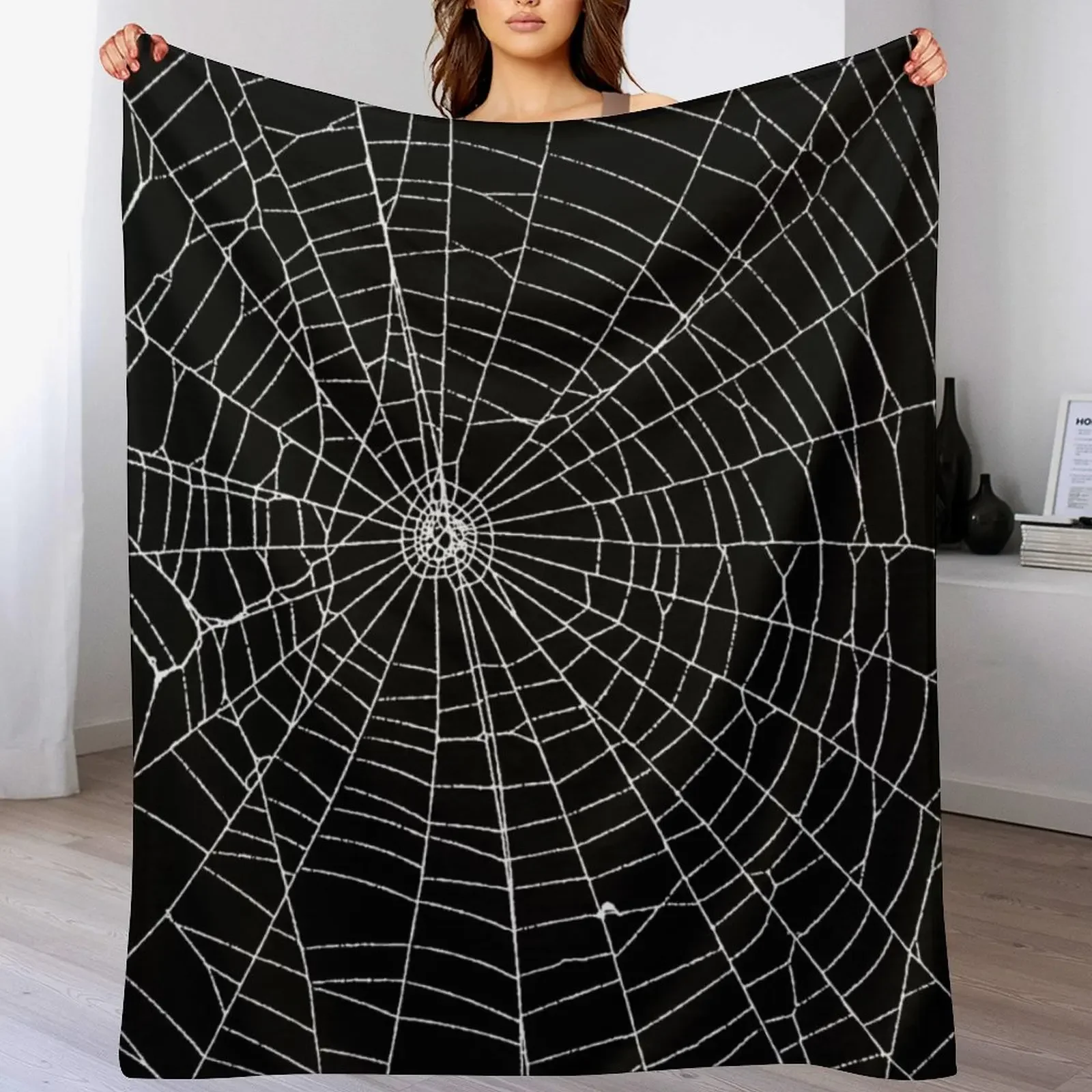 Spider Spider Web Throw Blanket Modern Design Soft Blanket for Home Decor