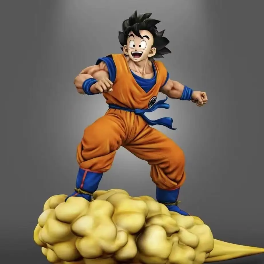 

VF 30cm New In stock Dragon Ball Anime Figures Sun Goku Somersault Cloud Standing Collection Statue Model Ornaments Toy Gift