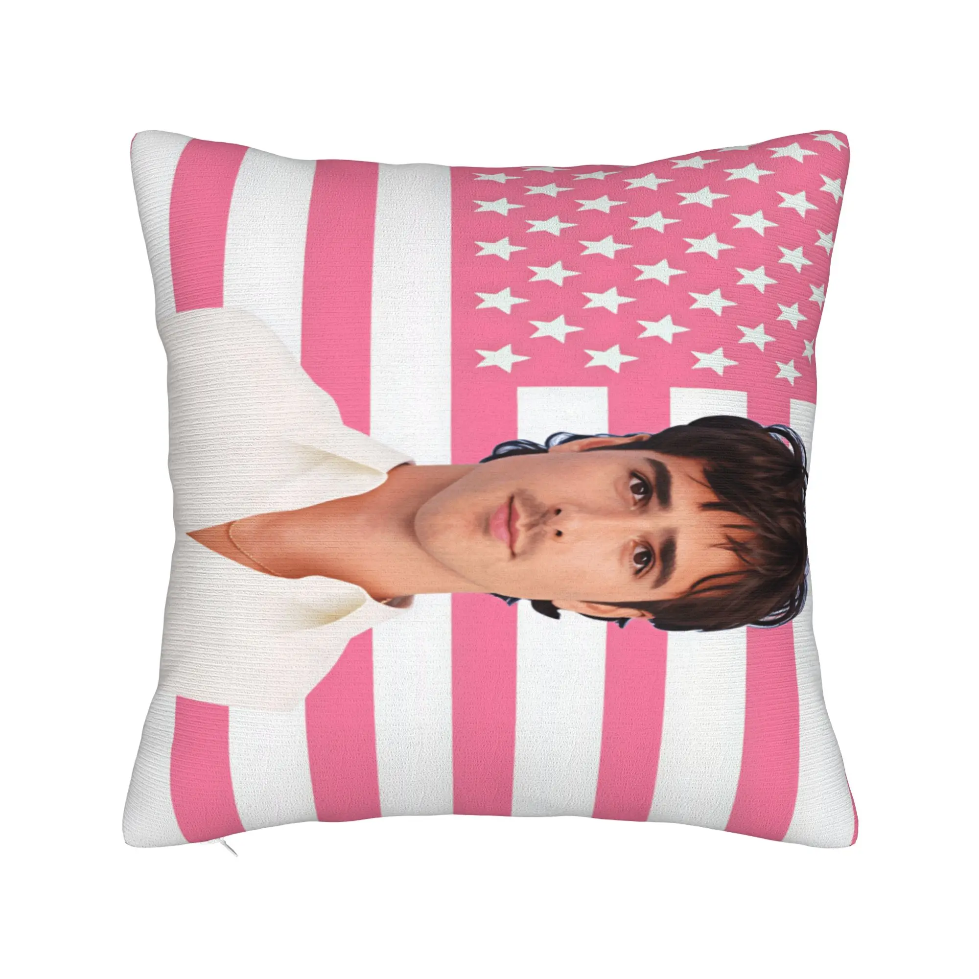 Pillow Cover Jacob E-Elordi  Retro Trendy Pillow Case For Sofa Bedroom Home Decor Pillowcases