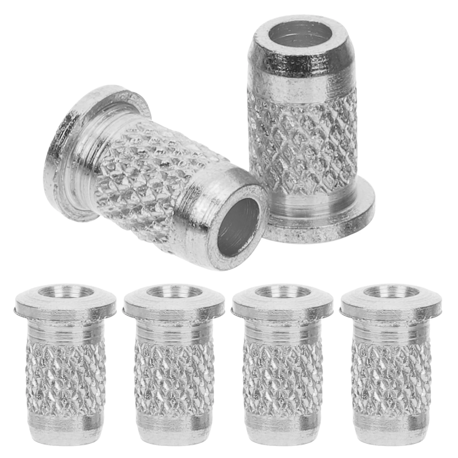 

6 Pcs Accessories Electric Guitar String Buckle Mounting Buckles Metal Durable Body Ferrules