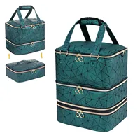 Detachable Three-Layer Nail Polish Storage Bag Portable Makeup Bag Can Accommodate 84 Essential Oils And Nail Lights