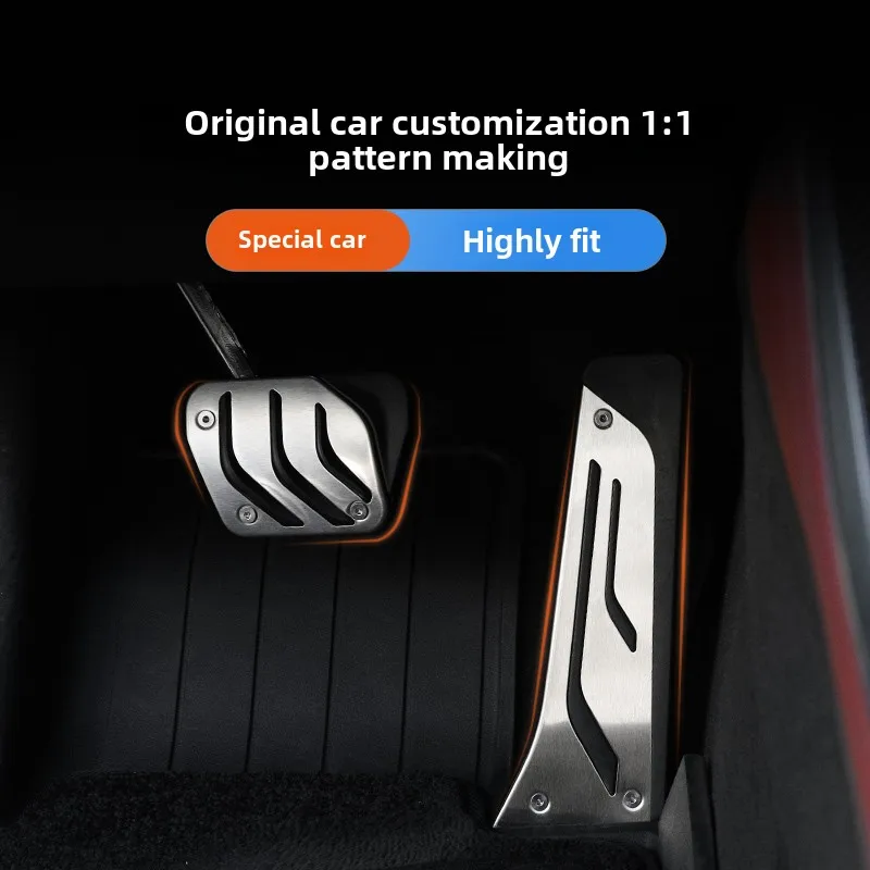 Auto-Gaspedal-Bremspedal-Fußstützenabdeckungen Zubehör für BMW 1er 2er 3er 4er Serie M3 M4 E87 E90 F20 F21 F30 F32 F36 F80 F82