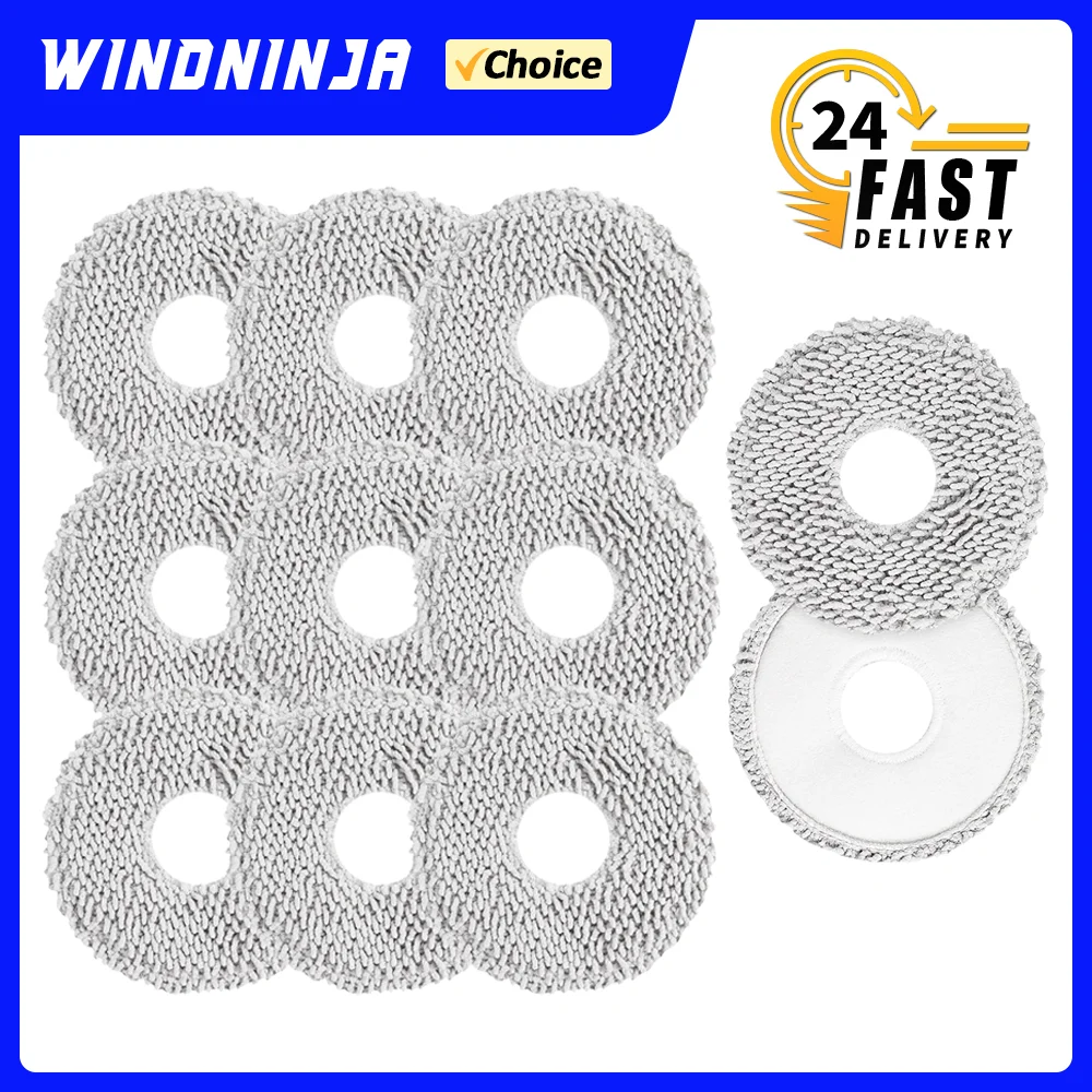 Cleaning Mop Cloths For DJI ROMO P ROMO S ROMO A Vacuum Cleaner Thickened Durable Stain Removal Mops Pad Consumables Parts