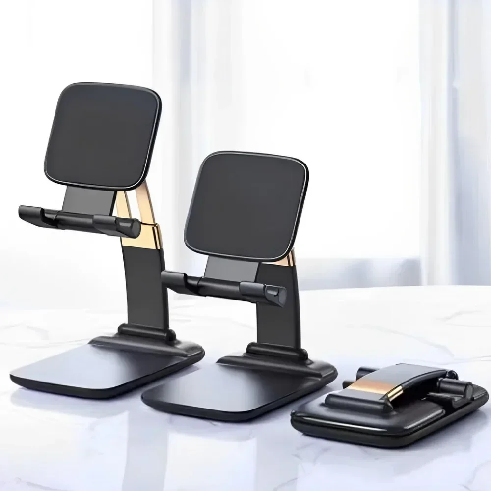 Foldable Metal Desktop Mobile Phone Stand For iPad iPhone 15 14 13 12 Smartphone Support Tablet Desk Cell Phone Holder Bracket