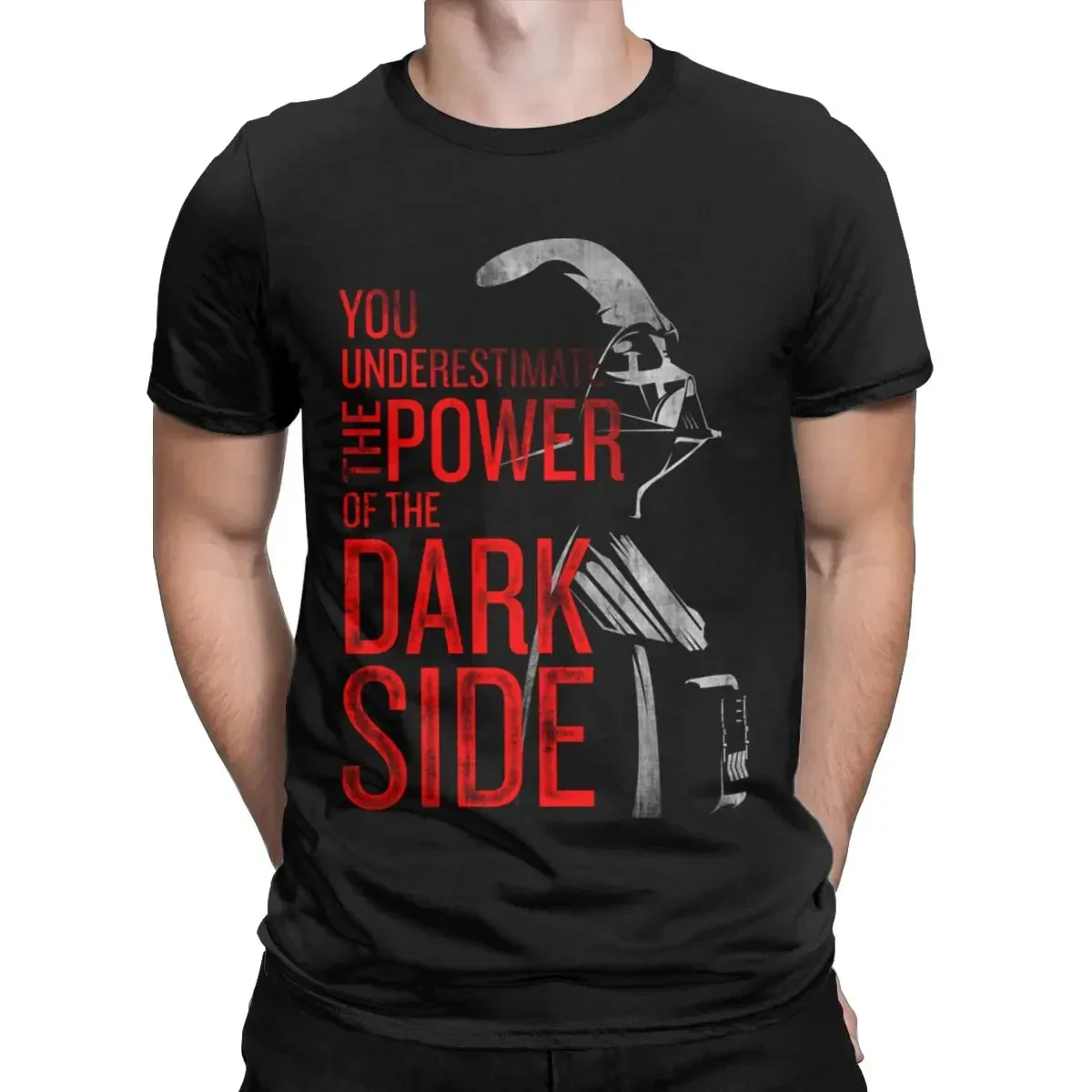 Comfort Top 100% Cotton Men's Women's Summer T-Shirt Fashion Trend T-Shirt manga Darth Vader Underestimate T-Shirts heavyweight