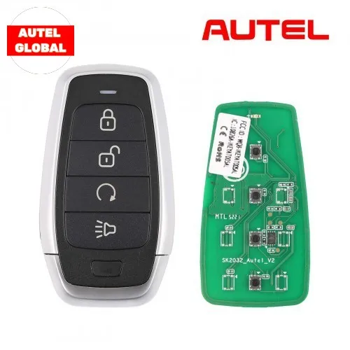 Autel IKEYAT004BL Independent Universal Smart Remote Key 4 Buttons