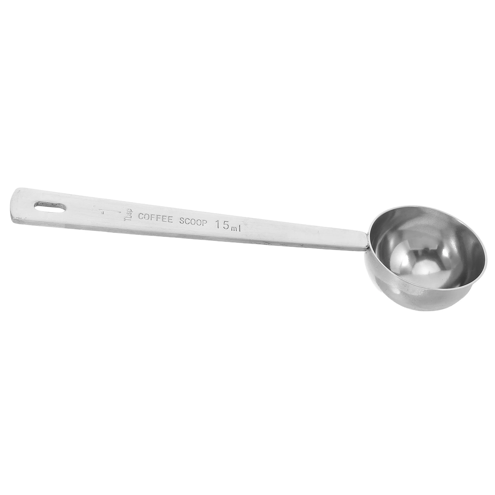 

Stainless Steel Coffee Measuring Metal Tablespoon Spoons Serving Silver Cooking