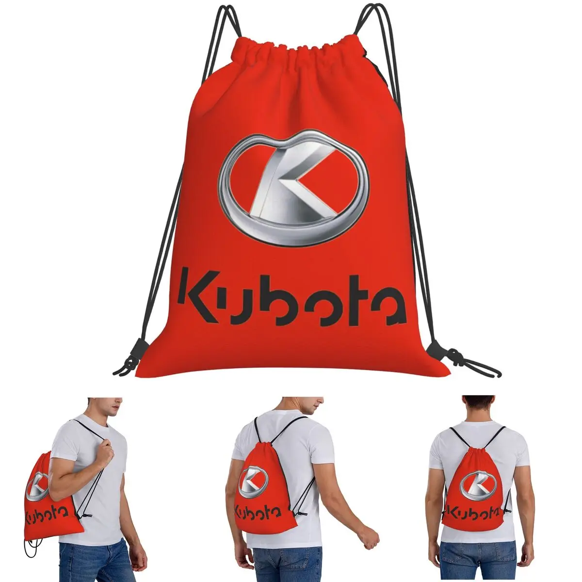 Рюкзаки Kubota Tractor, модные портативные сумки на шнурке, сумка для хранения, сумки для книг для мужчин и женщин, школьные