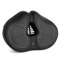 New Oversized Noseless Bike Seat High Elastic Comfort Extra Wide Bicycle Seat Cushion Saddle Bicycle Accessories for Men Women