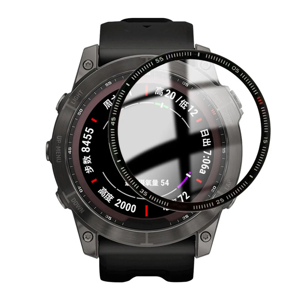 Protective Film Cover for Garmin Fenix 7S 7 7X Protection 3D Curved Soft Watch Full Display Screen Protector Cover Accessorises