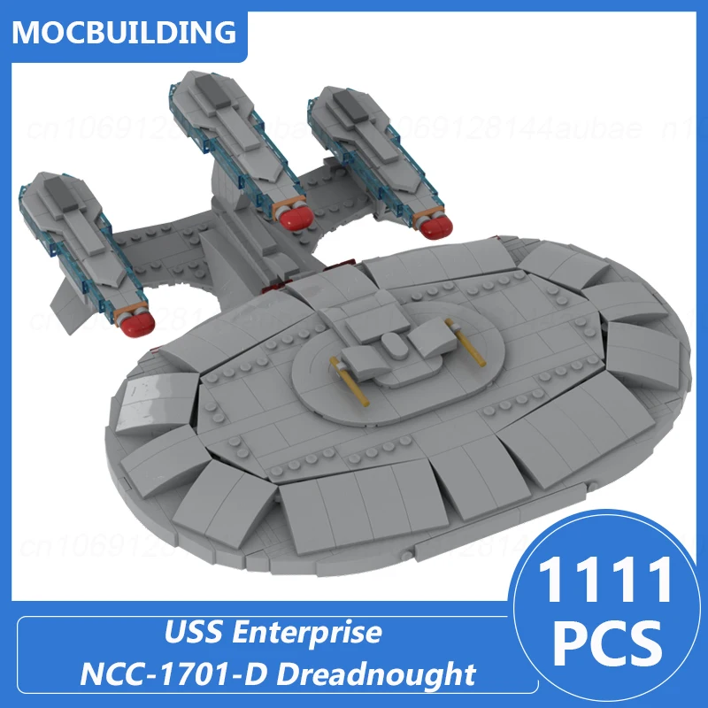 USS Enterprise NCC-1701-D Dreadnought & Nebula Class Display Model Moc Building Blocks Space Diy Assemble Bricks Xmas Toys Gifts