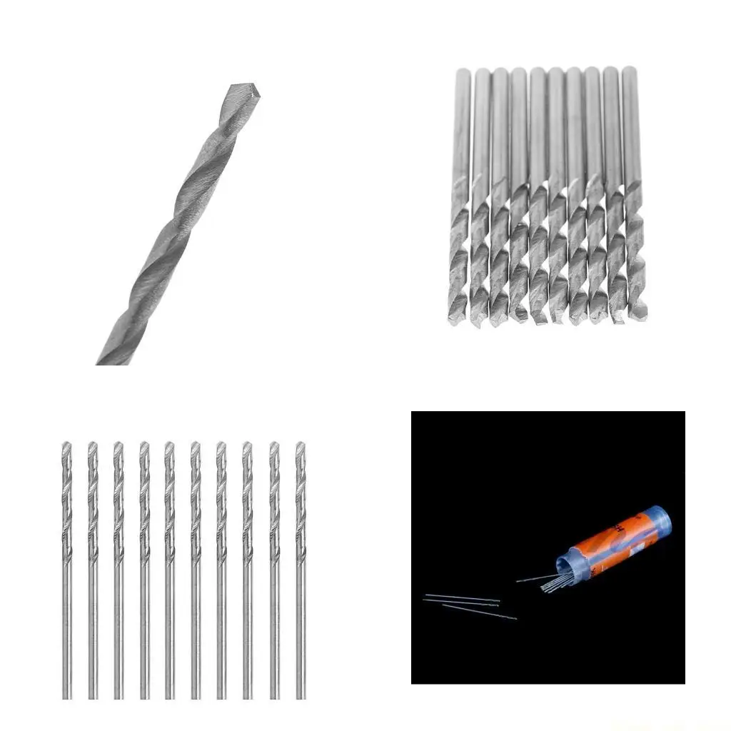 

A2BE Многофункциональные 10 шт. крошечные спиральные сверла Micro HSS 0,5 мм с прямым хвостовиком