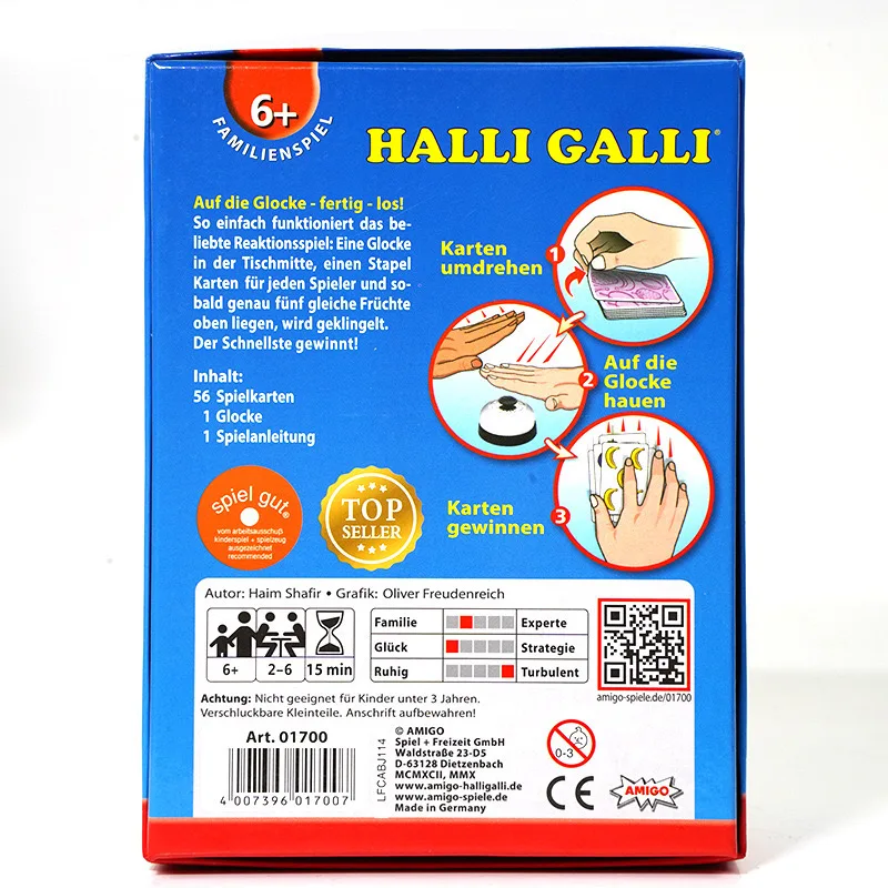 Halli Galli Training Reaction Ability Board Game Card Chess Toy Development ,Fun Card Game,Party Board Games