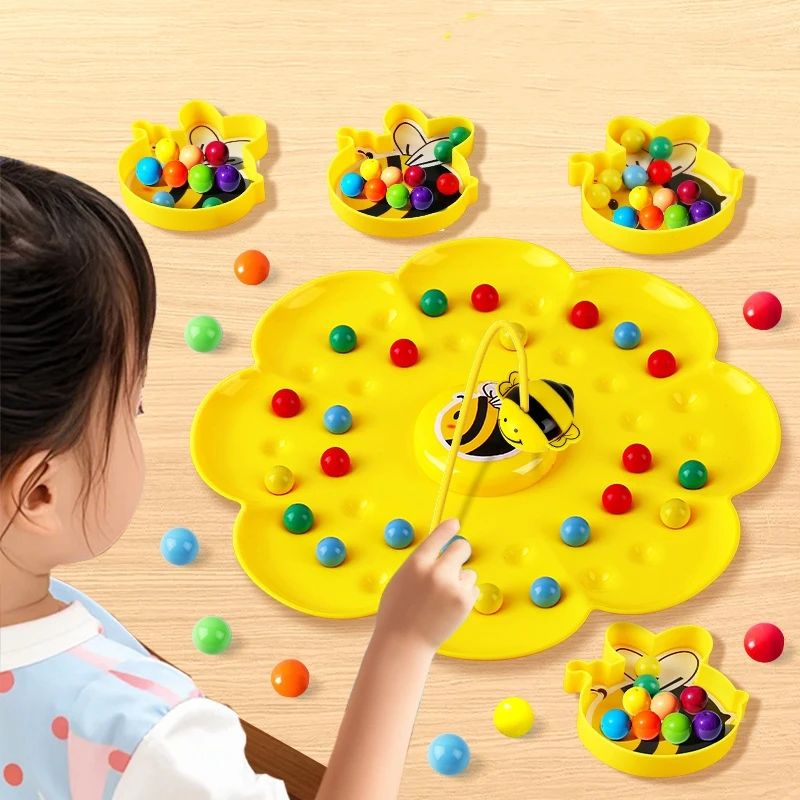 Семейная вечеринка, игра, боевые настольные игры в виде пчелы, детские магнитные настольные игры Монтессори Шмель, интерактивные развивающие игрушки для родителей и детей Семейная вечеринка, игра, боевые настольные игры в виде пчелы, детские магнитные настольные игры Монтессори Шмель, интерактивные развивающие игрушки для родителей и детей
