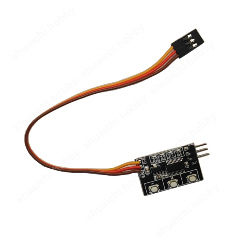 1 Stuks Servo Snelheid Aanpassing Vertraging Converter 3.6-16V 2/3 Versnelling Schakelaar Controle Signaal Conversiekaart Voor Rc Drone Multicopter