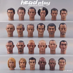 Headplay 1/6 Male Soldier Trend  Asian Europe and America Star Military Head Carving Model Fit 12