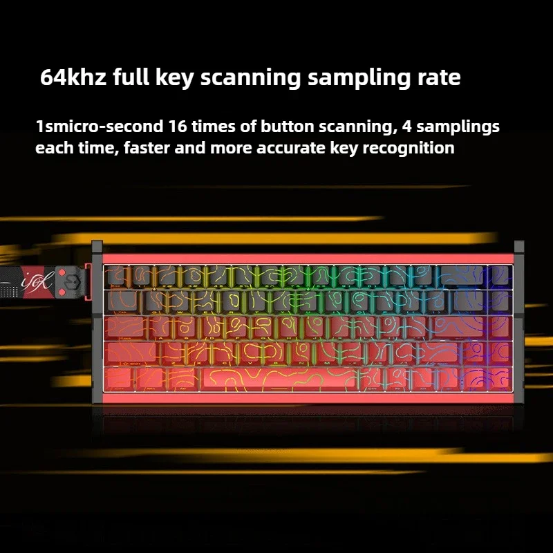 IROK MG68 Ace MG68 Plus MG68 Pro MG68 MAX 미니 알루미늄 마그네틱 게이밍 기계식 키보드 60% 빠른 트리거 게이머 키보드