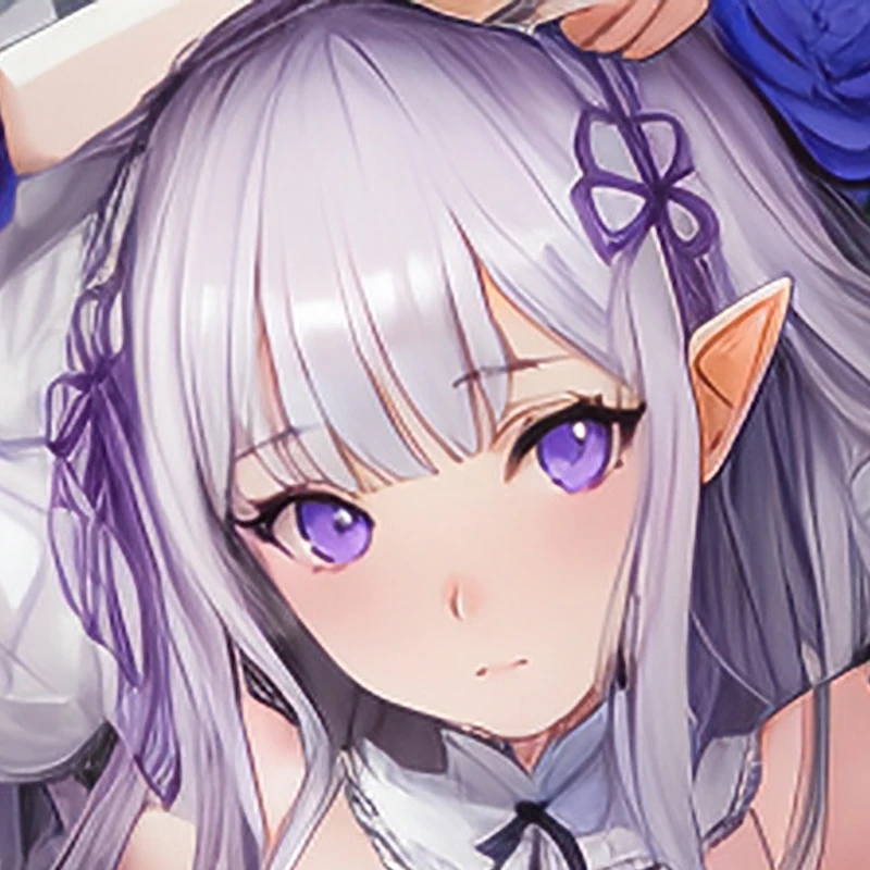 

Dakimakura Anime Pillow Cover Emilia Double Sided Print 2Way Cushion Cover Xmas Gifts