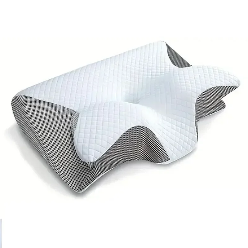 Butterfly Shape Slow Rebound Memory Foam Cervical Pillow Ergonomic Design Orthopedic Neck Support Pillow for Relaxing Neck Care - Image 4