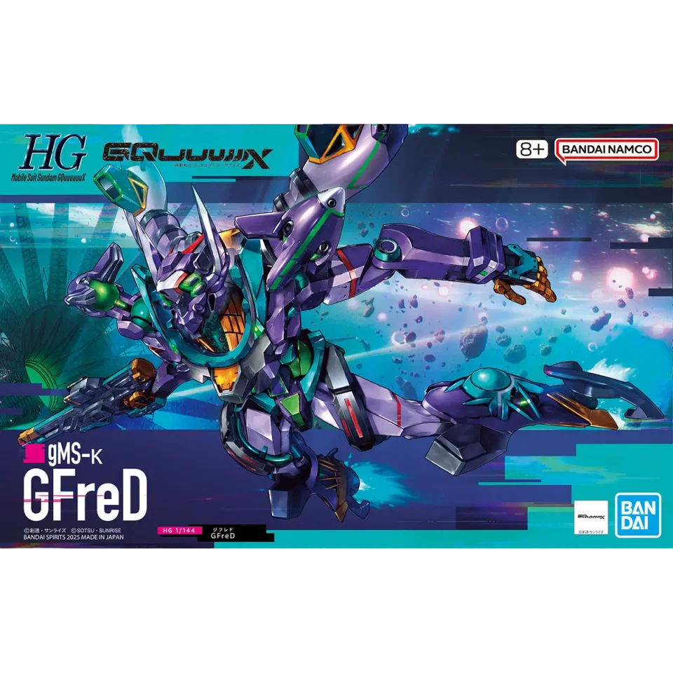 Bandai HG 1/144 GMS-k GFreD GQX Gundam Model Kit Anime Action Figure Collection Assembly Hobby Display Toy Gift Genuine in Stock