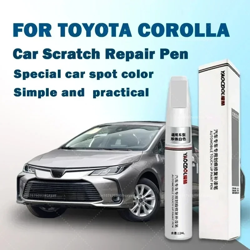 

For Toyota Corolla Car Paint Touch-up Pen Is Used for Car Scratch Repair, Car Paint Repair, and Paint Care. Portable Varnish
