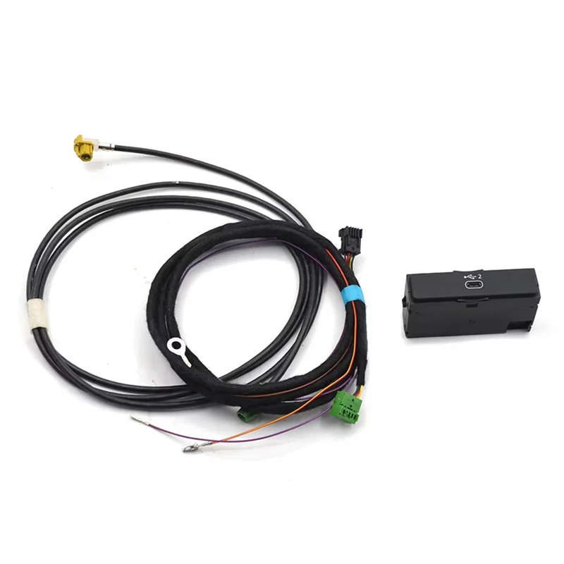 

M93K-For A4 S4 A5 S5 Q5 2016-2024 MIB3 6Pin USB C Type C Link Phone Port 8W0 035 708 A 8W0035708A